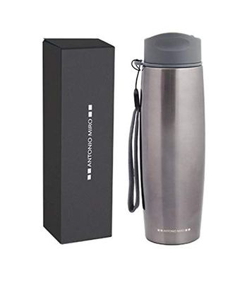 Antonio Miró 147170 Thermos Antonio Miro (500 Millilitri), Grigio Unisex-Adulto, Taglia Unica