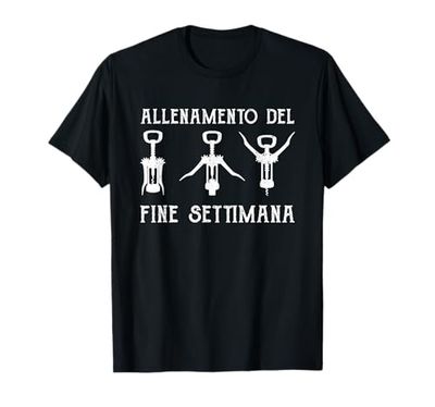 Uomo Donna Amanti Vino Regali Allenamento Del Vino Maglietta