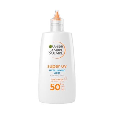 Super UV Anti Dark Spots & Anti Pollution Face Fluid SPF50+ 40ml, With Hyaluronic Acid & Vitamina E, High SPF Protection, Non Greasy Formula
