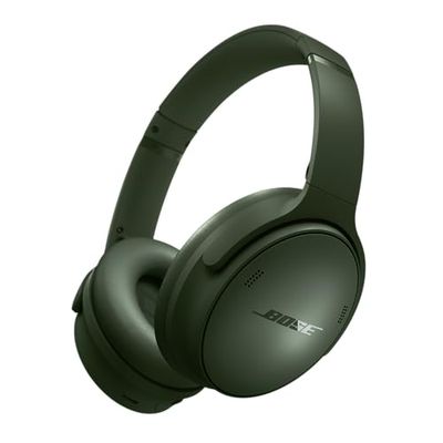 Bose QuietComfort Casque sans fil à réduction de bruit, casque supra-aural Bluetooth avec une autonomie allant jusqu’à 24 heures, Vert cyprès - Édition Limitée