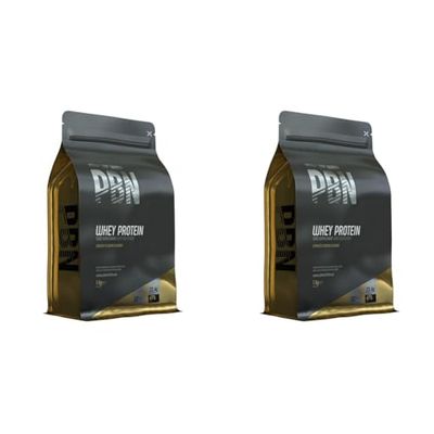 PBN - Premium Body Nutrition Whey Protein 1kg Cookies, New Improved Flavour (Pack of 2)