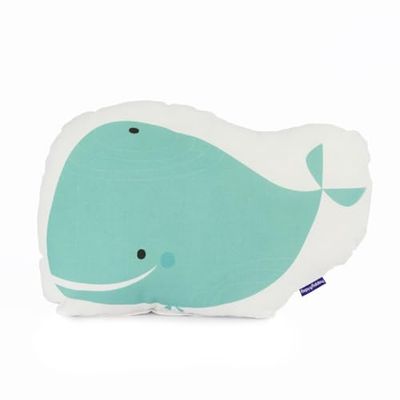 HappyFriday Cojín Moshi Moshi Multicolor Ballena 40 x 30 cm