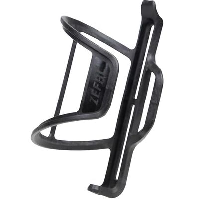 ZEFAL Pulse S2 Izquierda Portabidon Bicicleta Carbono - Portabidon Lateral - Portabidón Bicicleta Ligero para Cuadros Pequeños - 28g - Made in France