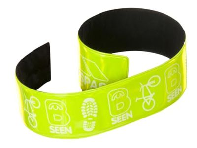 Trespass Snapper, Hi-Viz Green, 2x reflecterende klikarmband 32cm, neon groen