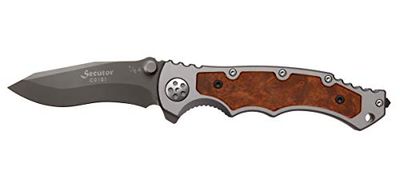 Eickhorn - Fällkniv | Secutor silver, silverblad trä | Bladlängd: 8,5 cm | enhandskniv – fickkniv – Solingen – kniv | rostfri