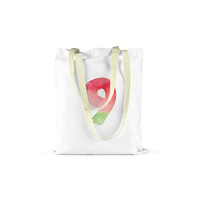 Bonamaison, Bedrukte Draagtas, Herbruikbare Boodschappentas, Boodschappentas, Mag in de Wasmachine, Milieuvriendelijk, Opvouwbaar, Canvas Stoffen Tas Met Handvatten, 34X40 Cm - Vervaardigd İn Turkije