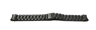 System-S Correa de 22 mm de aluminio con cierre desplegable para Galaxy Watch 6 Classic, color negro, Metálico Negro, Eine Grösse, Clásico
