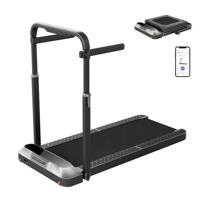 KSIX smart your tech Cinta de Correr Kingsmith WalkingPad R2H, Panel LED, 12km/h, Plegable, Conectada, Control Remoto, Negro