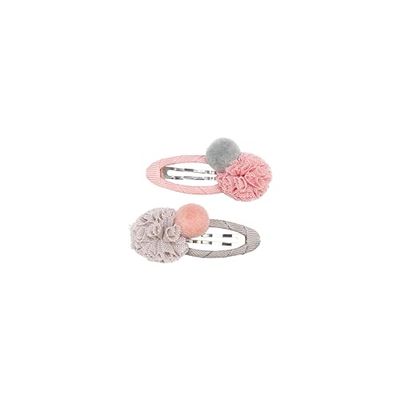 Pom Pom Pom Snaps Lilou | rosa petal/fog