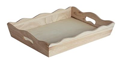 RAYHER Wooden Tray, FSC Mix Credit, 28x38cm, miscellaneous, Wood, 3.8 x 2.8 x 0.65 cm