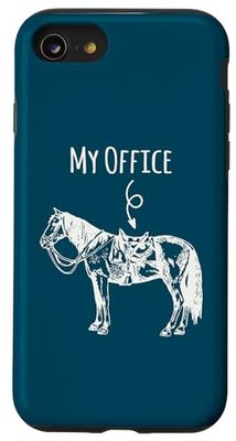 Custodia per iPhone SE (2020) / 7 / 8 My Office Horse Lover Present Equitazione Equitazione Equitazione