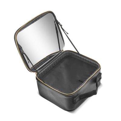 CIMI Gillian Jones Map Large Makeup Box, Black