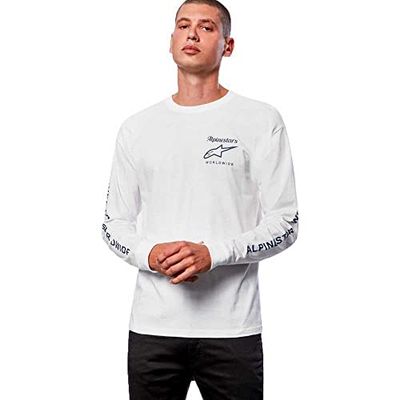 Alpinestars LS Authenticated Tee Koszulka męska, biały, XL