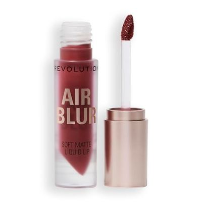 Revolution Air Blur Matte Liquid Pomadka w płynie, długotrwały kolor, do twarzy, wegański i nieokrutny, Dreamy Red, 3,5 ml