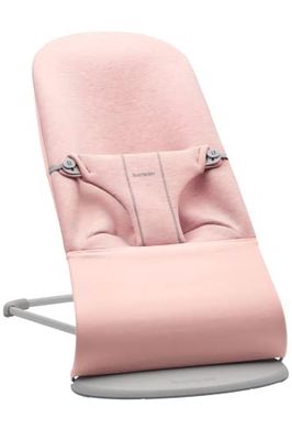 BabyBjörn Hamaca Bliss, Jersey 3D, Rosa claro