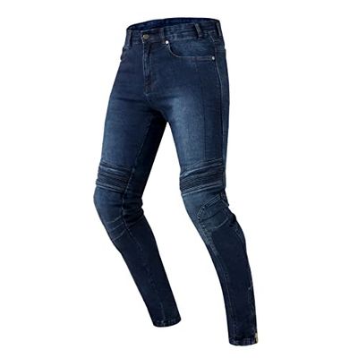 OZONE MOTO Hornet II Motorbroek voor heren, Blauw, 42W x 34L