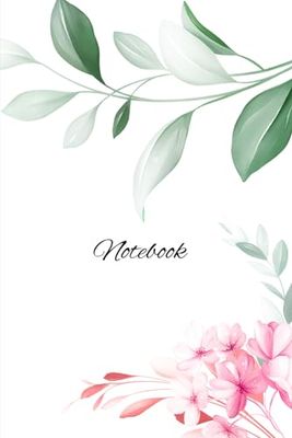Notebook: Blank limited journal for women floral composition notebook wild ruled