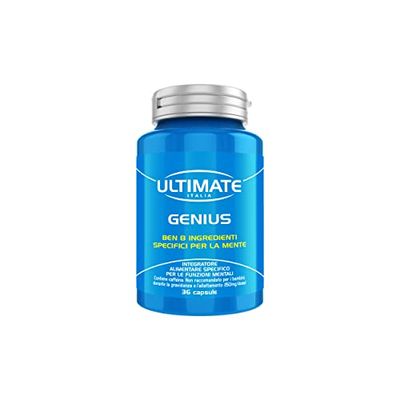Ultimate Italia Genius Un Mix di Sostanze Studiato per Favorire Migliori Prestazioni Mentali - 36 Capsule