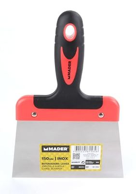 Spatule en acier inoxydable, 150 mm, idéale pour les travaux de précision et de durabilité en quincaillerie. Design ergonomique et résistant