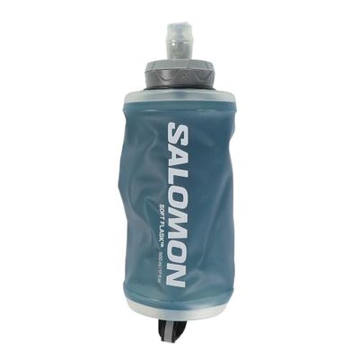 Salomon Active Correa de Botella de Agua Portátil Unisexo con frasco incluido, Minimalista, Fácil de sujetar, Fácil de usar, Negro