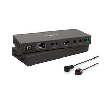 HDMI Extender UTP - Marmitek HEU42 - HDMI 2.0-4K Ultra HD Extender - 4K60-120 m - 18 Gbps - PoC (Power Over Cable) - CEC - Infrared Return Channel - HDR - HDMI 2.0 - HDCP 2.2