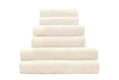 Kleine Wolke Bao - Telo doccia, 70 x 140 cm, colore: Champagne