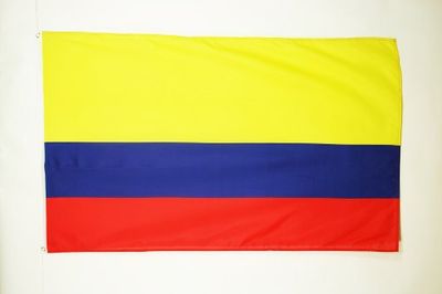 AZ FLAG - Colombias flagga - 150 x 90 cm - Colombiansk flagga 100% polyester med integrerade mässingsöglor - 110 g - ljusa färger