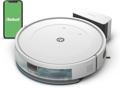 iRobot Roomba Combo Essential (Y011240) Robotstofzuiger met Dweilfunctie - Wi-Fi-verbonden - Gepersonaliseerde suggesties - Werkt met Alexa/Spraakasistent - Meerdere schoonmaakmodi