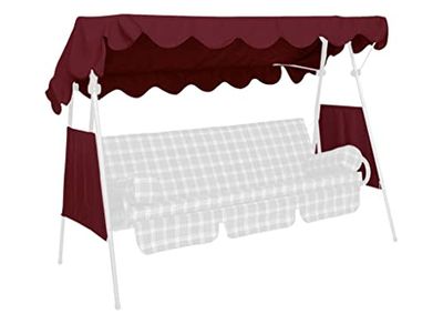 Angerer Toit balancelle 200 x 120 cm, qualité PE, Couleur Bordeaux
