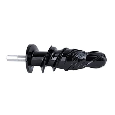 Omega PSCREW878-ECOM Juicer Replacement Parts Auger for Model J8006HDS, J8006HDC, J8008C, 8007, 8008, MM900HDS, Plastic, Black