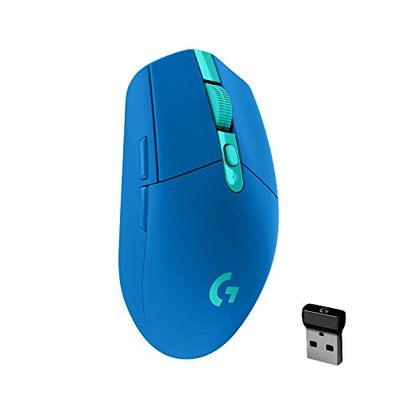 Logitech G305 LIGHTSPEED Mouse Gaming Wireless, Sensore 12K HERO, 12.000 DPI, Design Leggero, 6 Pulsanti Programmabili, Batteria 250 Ore, Memoria Integrata, PC/Laptop - Blu