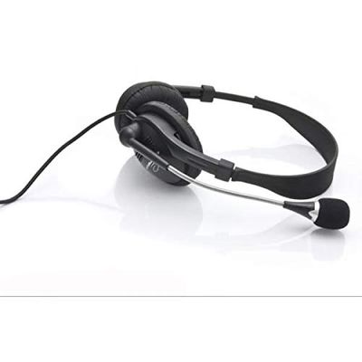 Esperanza EH115 Binaural Over-Ear Headphones – Black Headband Headphones (PC/Games, MW, Wired Headband, Black, 2 M)