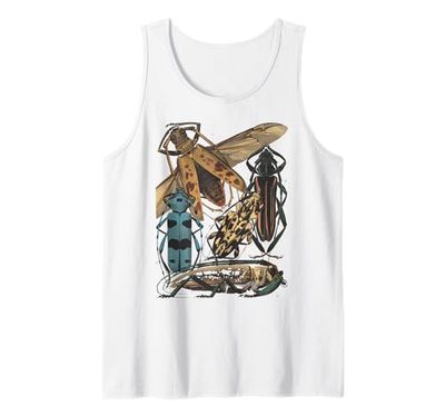 insetti Collezione Specie Insetti Vintage Entomologia Canotta