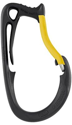 Petzl, Caritool, Portmaateriaal Voor Harnassen, Zwart Geel, L, Unisex-Volwassene