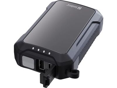 Sandberg Hand Warmer Powerbank 10000 Hand Warmer Powerbank 10000, 420-65 (Hand Warmer Powerbank 10000, Black, Mobile Phone/Smartphone, ABS, Aluminium, Silicone, Rettangolle, Water)