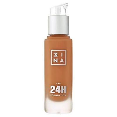 3INA MAKEUP - The 24h Foundation 651 - Caramello Fondotinta con Sottotono Giallo - Fondotinta Coprente Professionale - Fondotinta Liquido per Colore Uniforme - Vegan - Cruelty Free