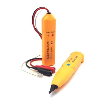 Velleman Localizador de cables y probador de cables con generador de tono para detectar interrupciones de alambre, cable perimetral para todas las cortadoras de césped robot, cableado eléctrico y