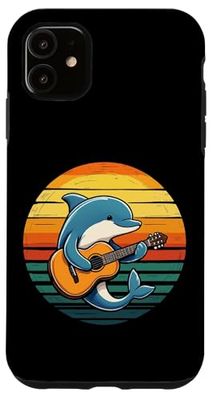 Cute Dolphin Guitar Case for iPhone 11
