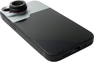 SYSTEM-S Lente Macro 2.8X HD Filtros con Funda en Negro para iPhone 14 Plus