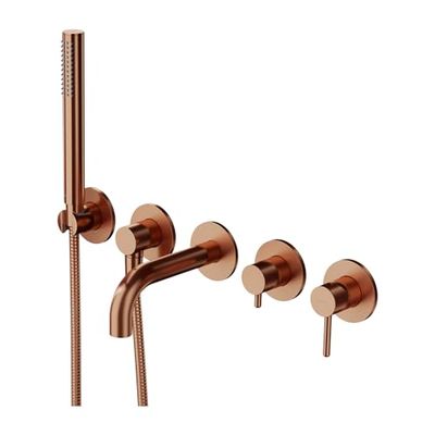 Omnires Y1237/1SCPB, Rubinetto lavabo, 21 cm (testa 40 mm) Y, Brushed copper