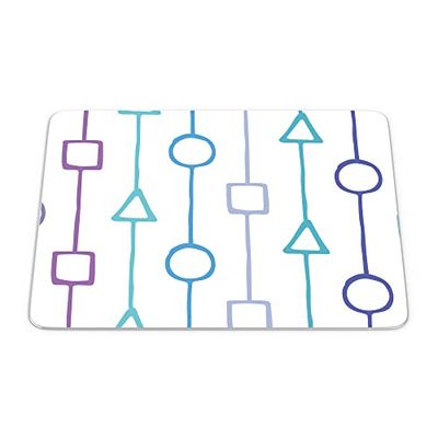 Bonamaison, Rectangle Pop Art Digital Printed Mouse Pad, Non-Slip Base, for Office and Home, Size: 22 x 18 cm