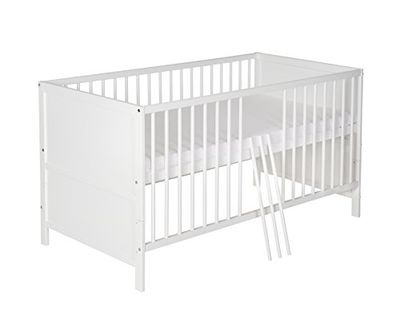 Schardt 04 065 19 02 Break Lenny, de lit pour enfant 70 x 140 cm Blanc laqué