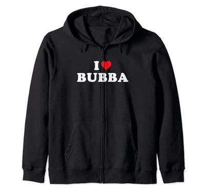 Bubba Nombre Gift I Heart Bubba I Love Bubba Sudadera con Capucha