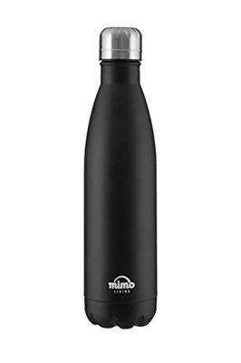 Premier Housewares MIMO Vide pour Bouteilles Bouteille de 350 ML, en Acier Inoxydable, 7 x 7 x 28 cm, Noir, 7 x 7 x 28 cm