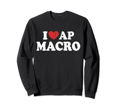 Me encanta AP Macro Sudadera