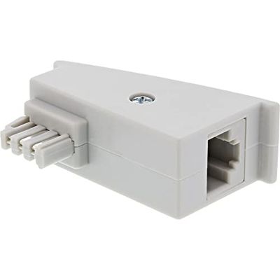 InLine® 69949 TAE-F DSL Adaptador TAE-F Macho a RJ45 Hembra 8P2C para Fritzbox