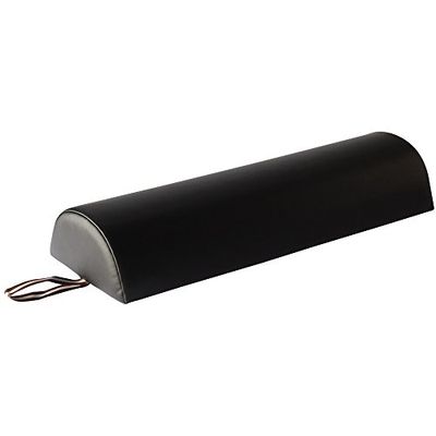 Master Massage - Cuscino semirotondo per massaggio, 23 cm, colore: Nero