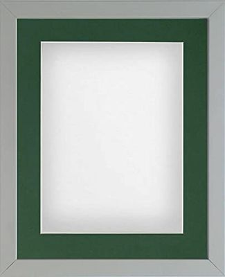 Frame Company Radcliffe Grey A3 with White BB and Bottle Green Mount for A4