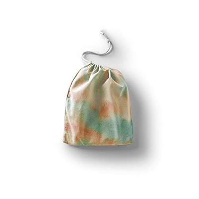 Bonamaison Printed Cotton Produce Bag with Drawstring, Reusable Grocery Bag, Biodegradable Eco-Friendly Bags, Travel Pouch, Sachet Bags, Shopping Bag, Eco Friendly, Foldable, Size: 40x50 Cm