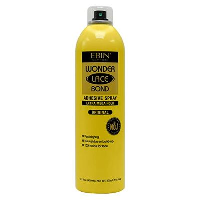 EBIN Wonder Lace Bond Spray (420ml, Extra Mega Hold (Original))